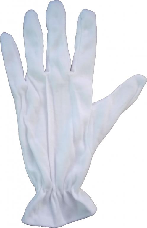 The cotton gloves